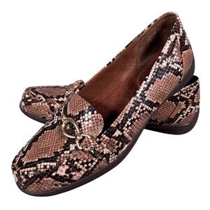 Kim Rogers Blayne Loafers Womens Size 10 Snakeskin